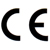 CE, výrobky jsou v souladu s obecnými bezpečnostními předpisy uvedenými ve směrnicích o označování CE.